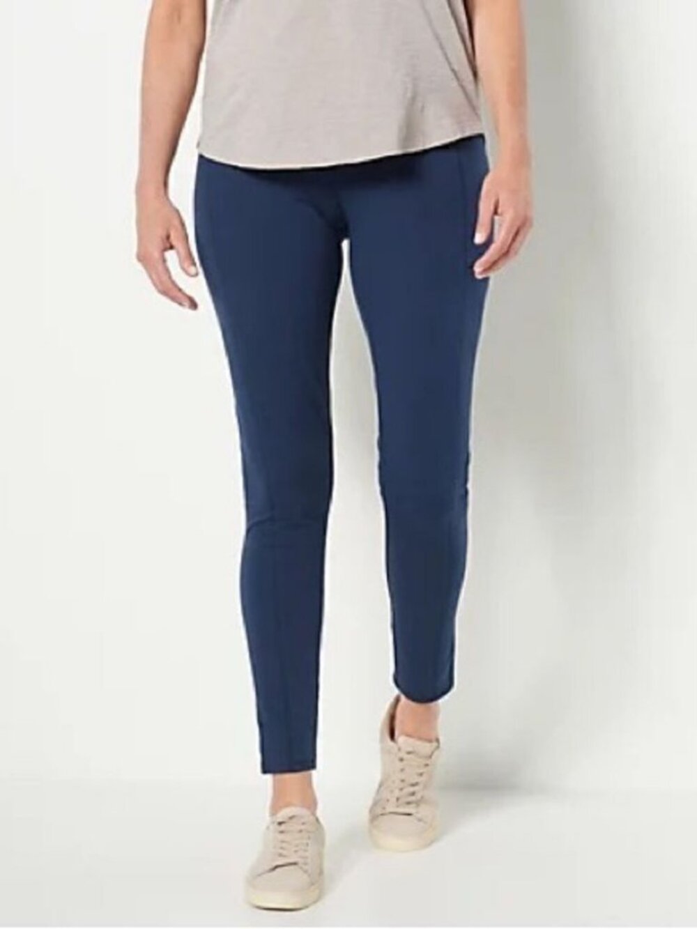 Denim & Co. Active Duo Stretch Pant with Side Pocket